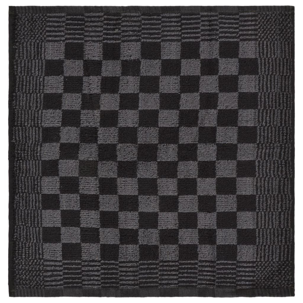 vidaXL Handtuch 20-tlg Handtuch-Set Baumwolle und Schwarz Grau