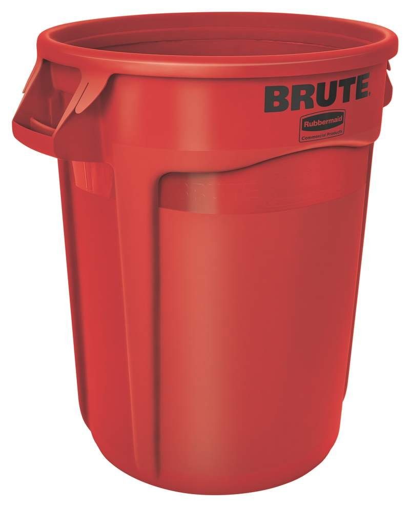 Belüfteter l, rot 121 BRUTE®-Behälter, Rubbermaid Mülltrennsystem Rubbermaid
