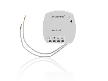 smartwares Licht-Funksteuerung, für Verteilerdose, SmartHome Funk Schalter Set: 2x Einbauschalter, Lichtschalter umrüsten