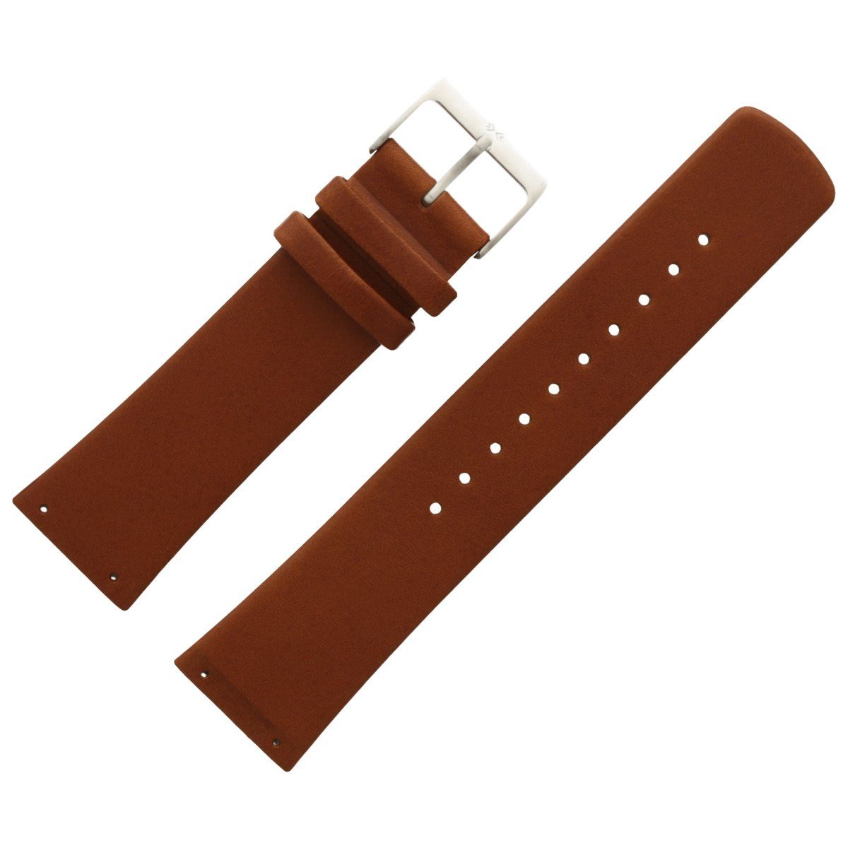 SKAGEN Uhrenarmband 22mm Leder Braun SKW6082
