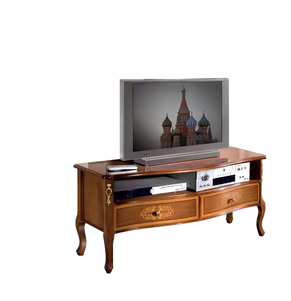 Xlmoebel TV-Schrank Klassischer TV-Schrank aus Holz mit elegantem Design und Stauraum (1-St., TV-Ständer) Hergestellt in Europa