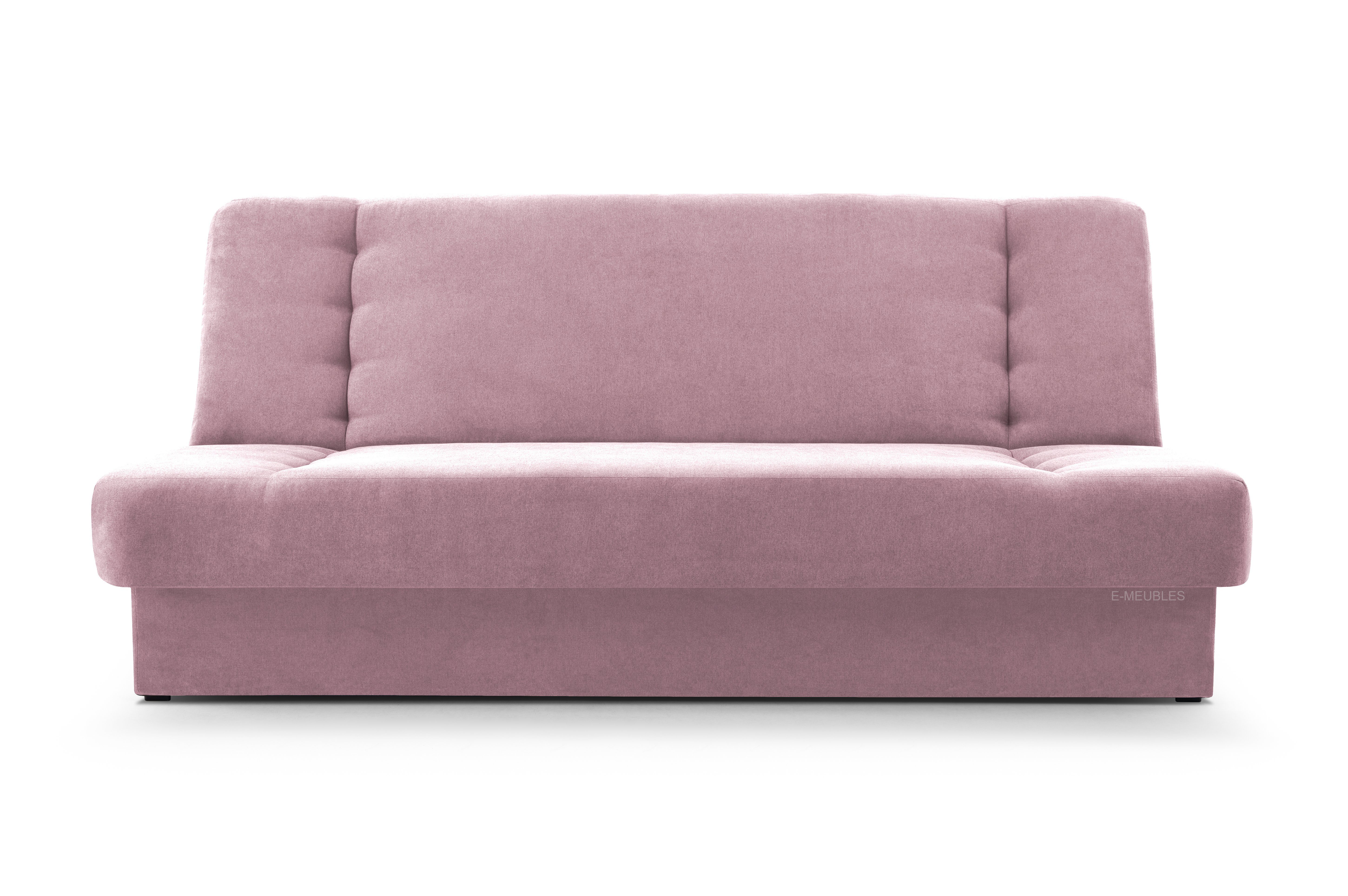 MOEBLO Schlafsofa Cyprus, Sofa Kippsofa Klappsofa Clic-Clack Couch für Wohnzimmer Federkern Sofagarnitur Polstersofa - 192x85x92 cm -, mit Bettkasten und Schlaffunktion