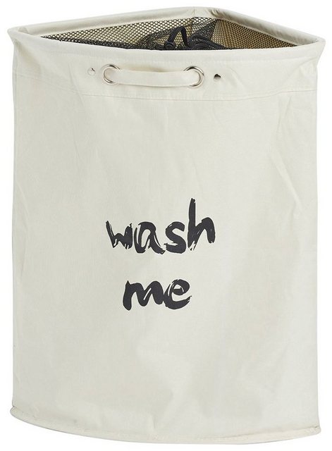 Zeller Present Wäschesack Wäschekorb, Wash me, BxTxH: 34x34x56 cm