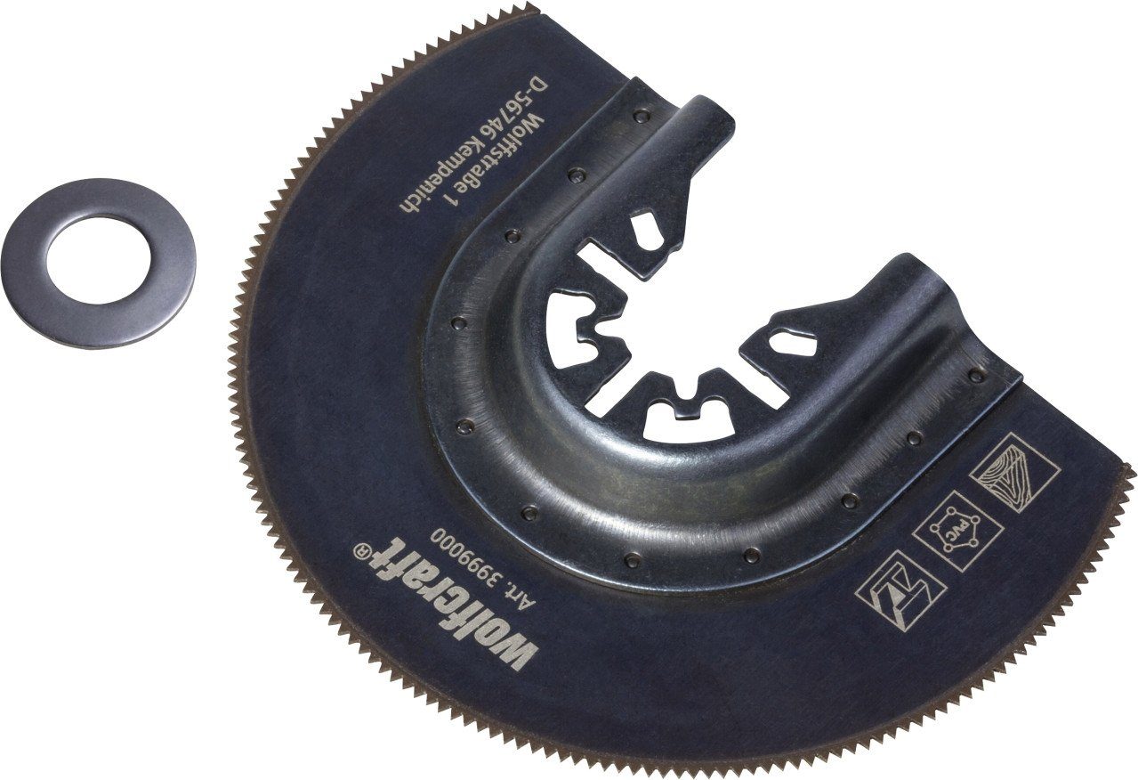 Segmentsägeblatt Wolfcraft Segmentsägeblatt HSS 85 mm für Bosch PMF
