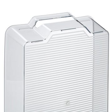 relaxdays Frischhaltedose 5x Transparenter Kühlschrank Organizer, Kunststoff