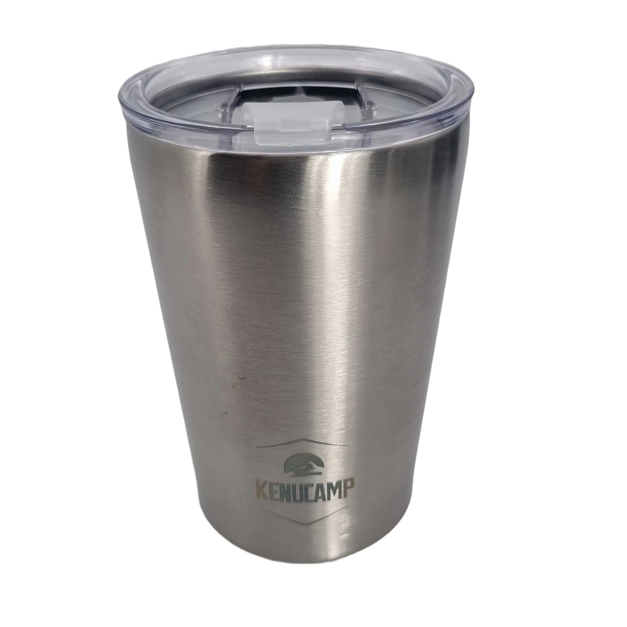 Kenucamp Кружки Kenucamp® Термокружка 350 ml Edelstahl, Doppelwandig, Deckel mit Strohhalm-Öffnung – Чашки to go