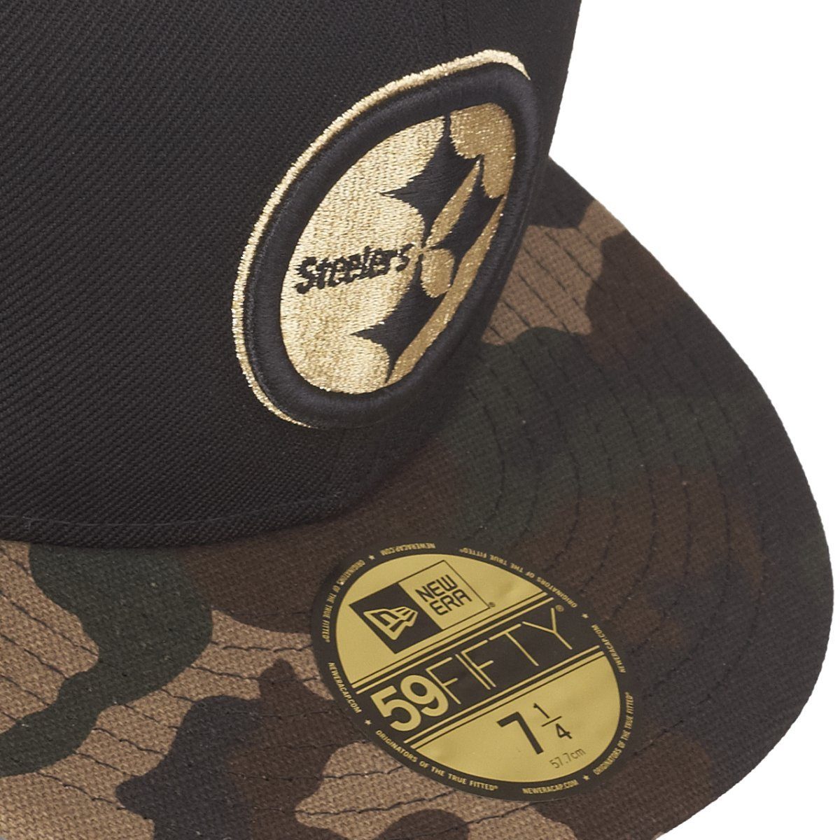 Era Cap Pittsburgh 59Fifty Fitted GOLD Steelers New