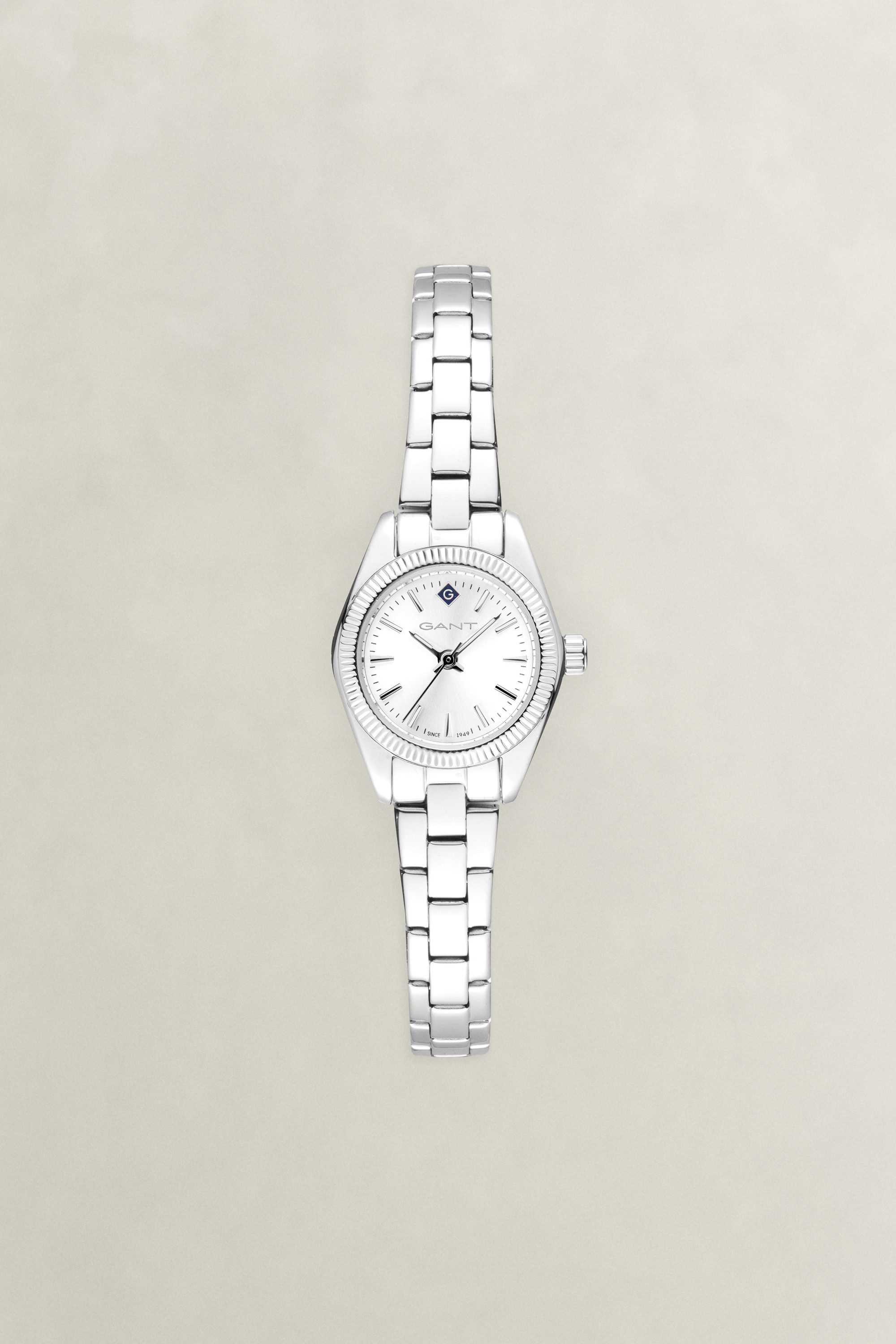 Gant Quarzuhr F-haven G194001, Armbanduhr, Damenuhr, Edelstahlarmband, analog