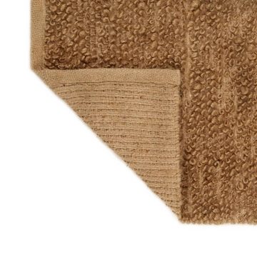 Teppich Schlingenteppich Handgefertigt 200x300 cm Jute und Baumwolle, furnicato, Rechteckig