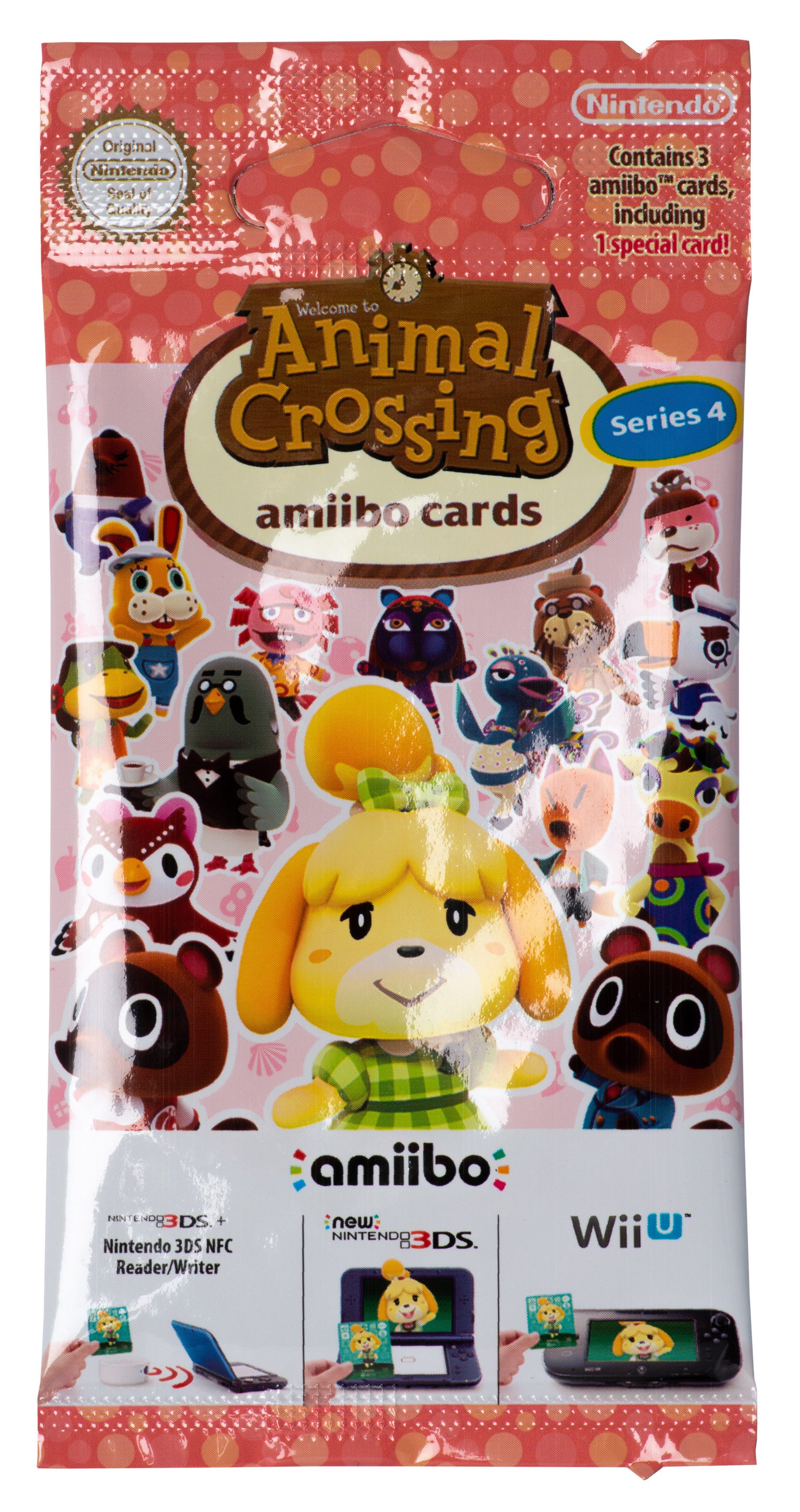 Nintendo Switch Sammelkarte amiibo Animal Crossing - Serie 4 - 3 Karten (NEU & OVP)