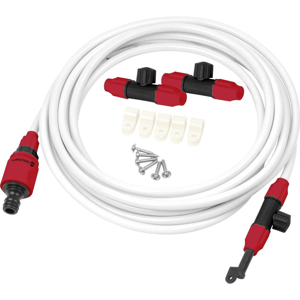 Bewässerungsbrause TOOLCRAFT Outdoor Luftkühler Set 13 mm (1/2) - 15 mm (5/8) Schlauch