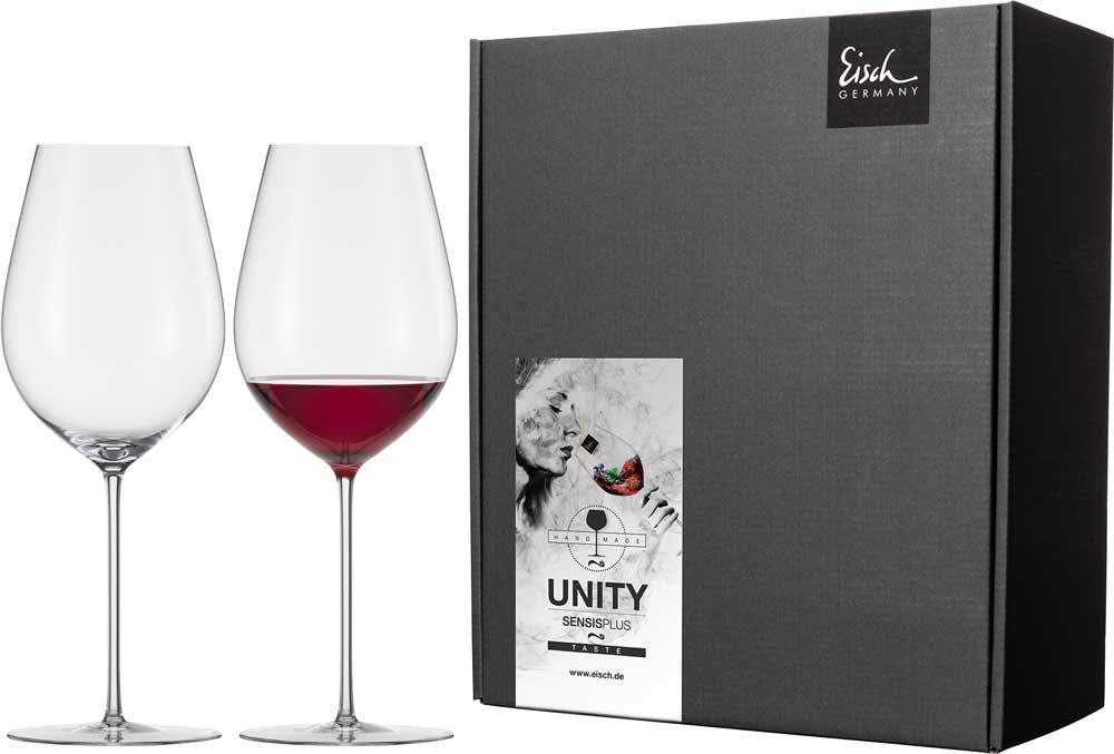 Eisch Germany Rotweinglas Unity SensisPlus Bordeauxglas Grand Cru 522/21 - 2er Set, 2-tlg., Kristallglas