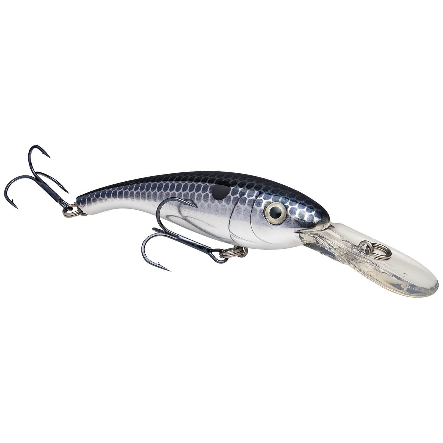 Strike King Kunstköder Strike King Walleye Elite Bonsai Shad Wobbler 7cm 14g, (1-St) Chrome Blue