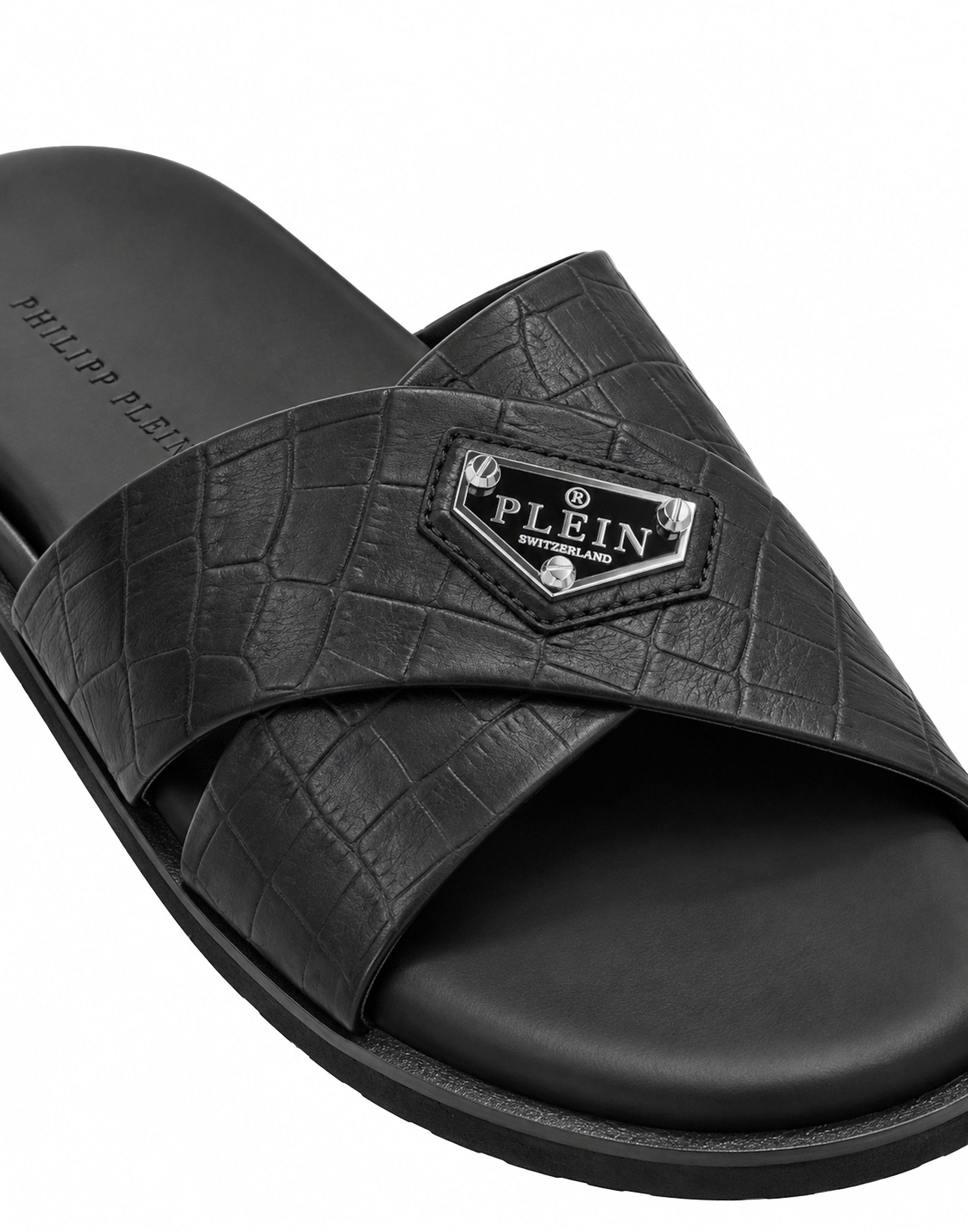 PHILIPP PLEIN Cocco Crocco Geprägt Sandale – Bild 2 von 3
