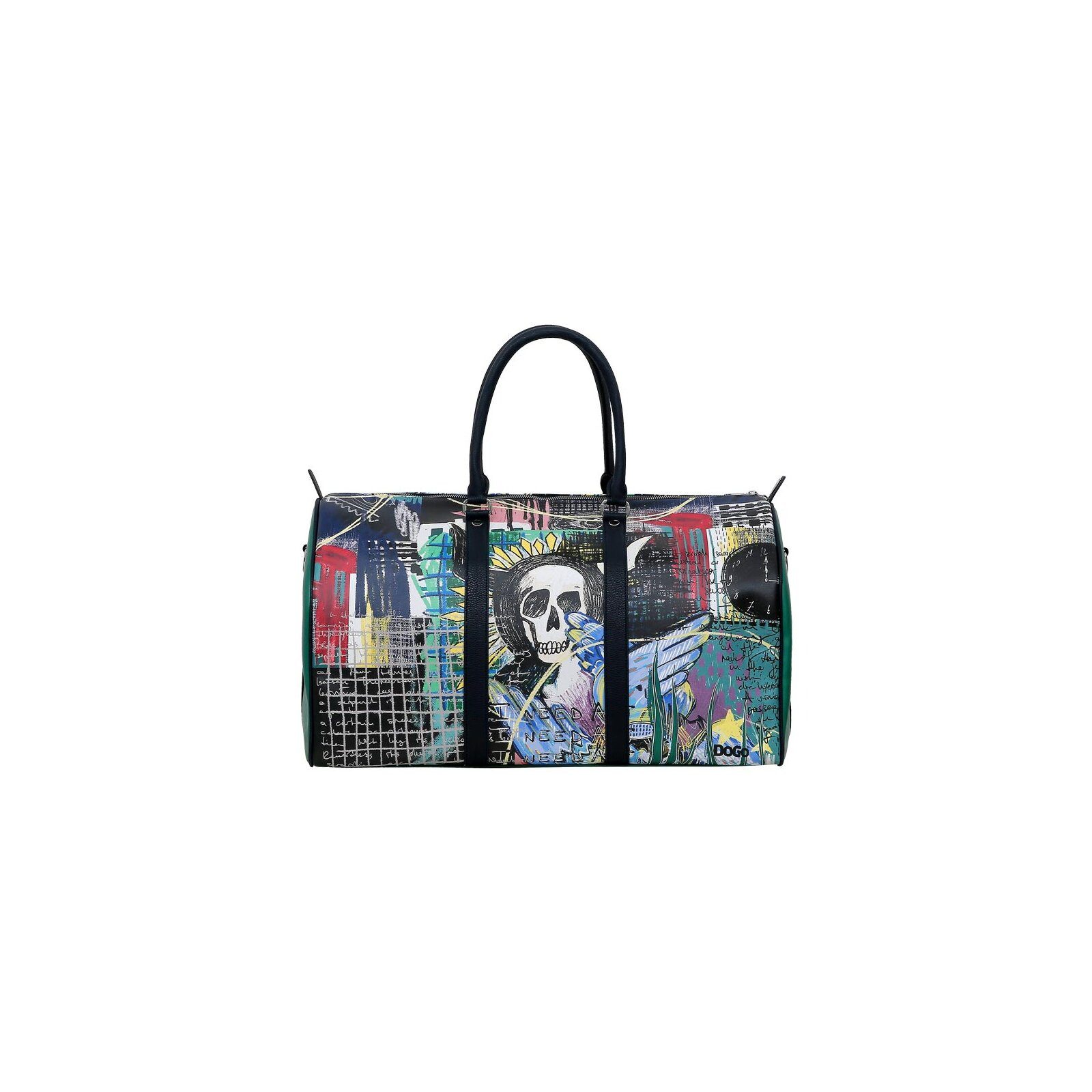 DOGO Reisetasche Reisetasche Snugline - I Need Art Handgepäck Reisetasche, Handgefertigt