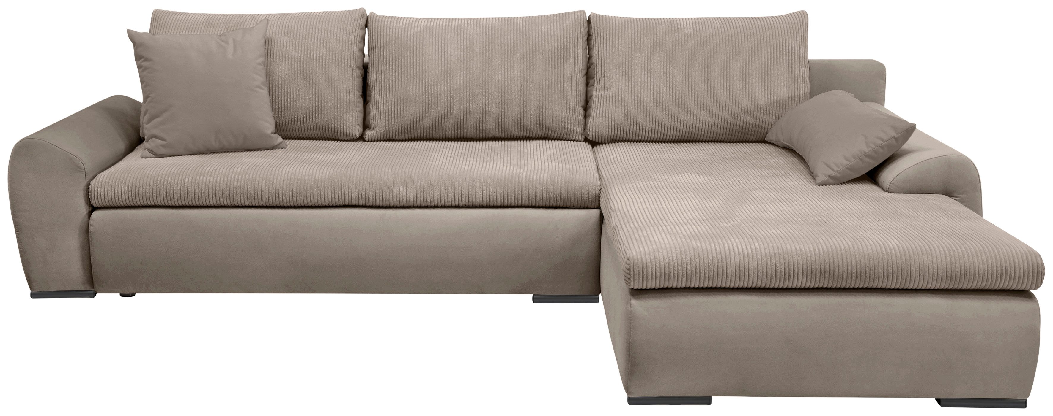 Home affaire Ecksofa "Win, L-Form, Breite 285cm", optional mit Schlaffunkti günstig online kaufen