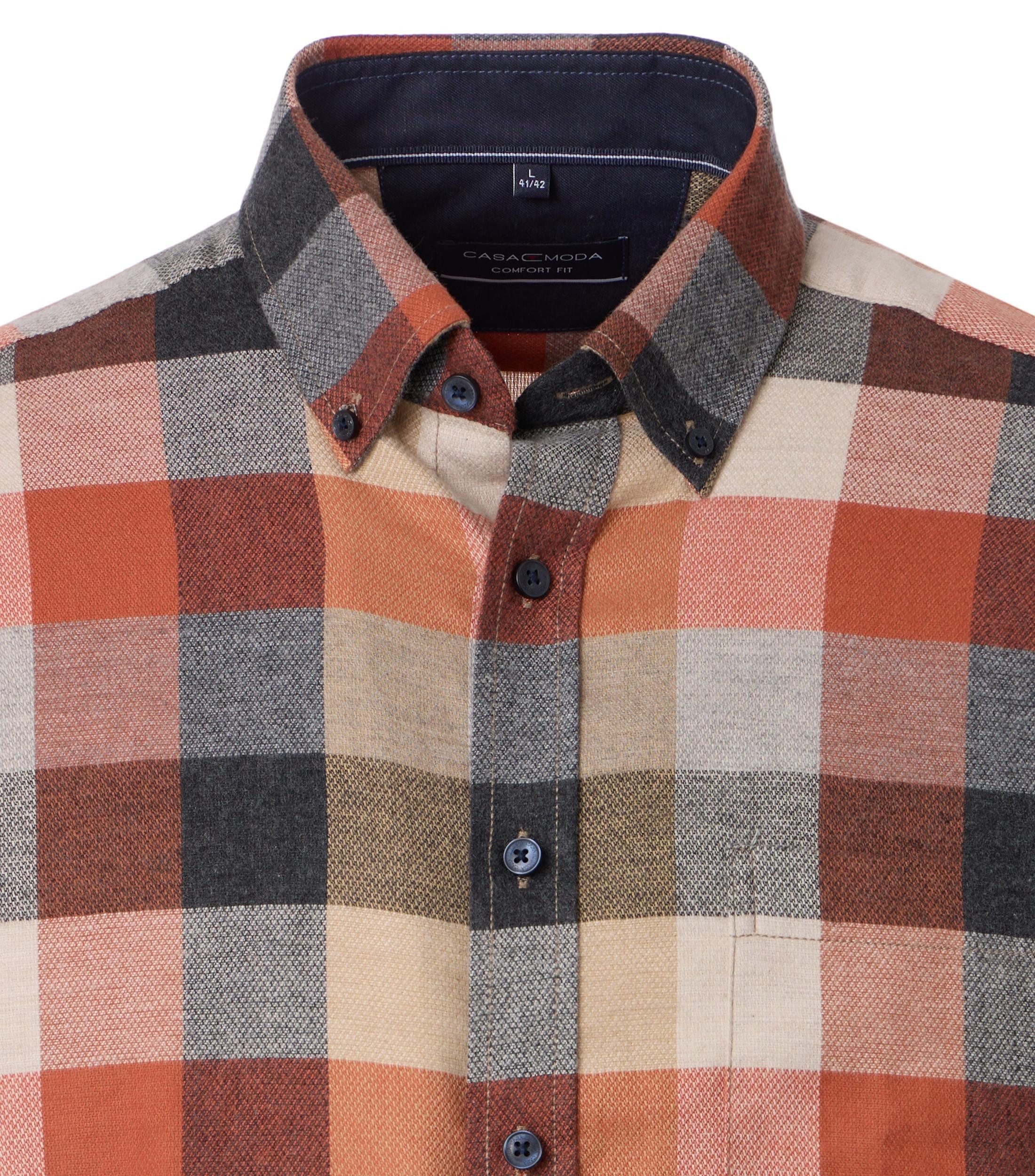 CASAMODA Langarmhemd CASAMODA Freizeithemd kariert