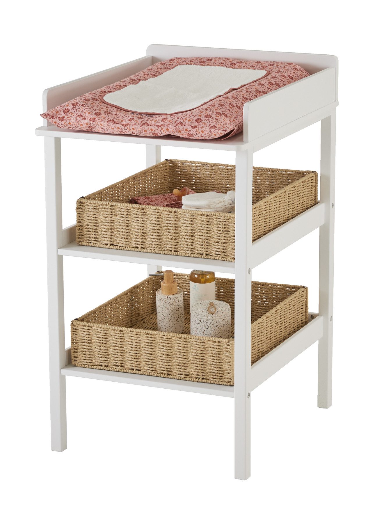 vertbaudet Aufbewahrungsbox Aufbewahrungskorb für Baby Wickeltisch günstig online kaufen