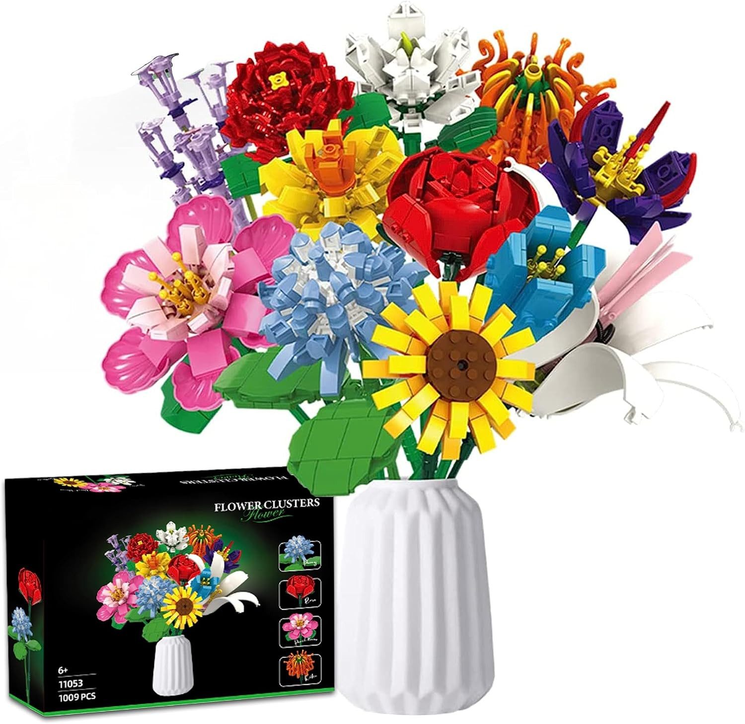 COIL Blumenstrauß, Bausteinset, Spielbausteine, Baukasten Spielbauklötze, ( günstig online kaufen