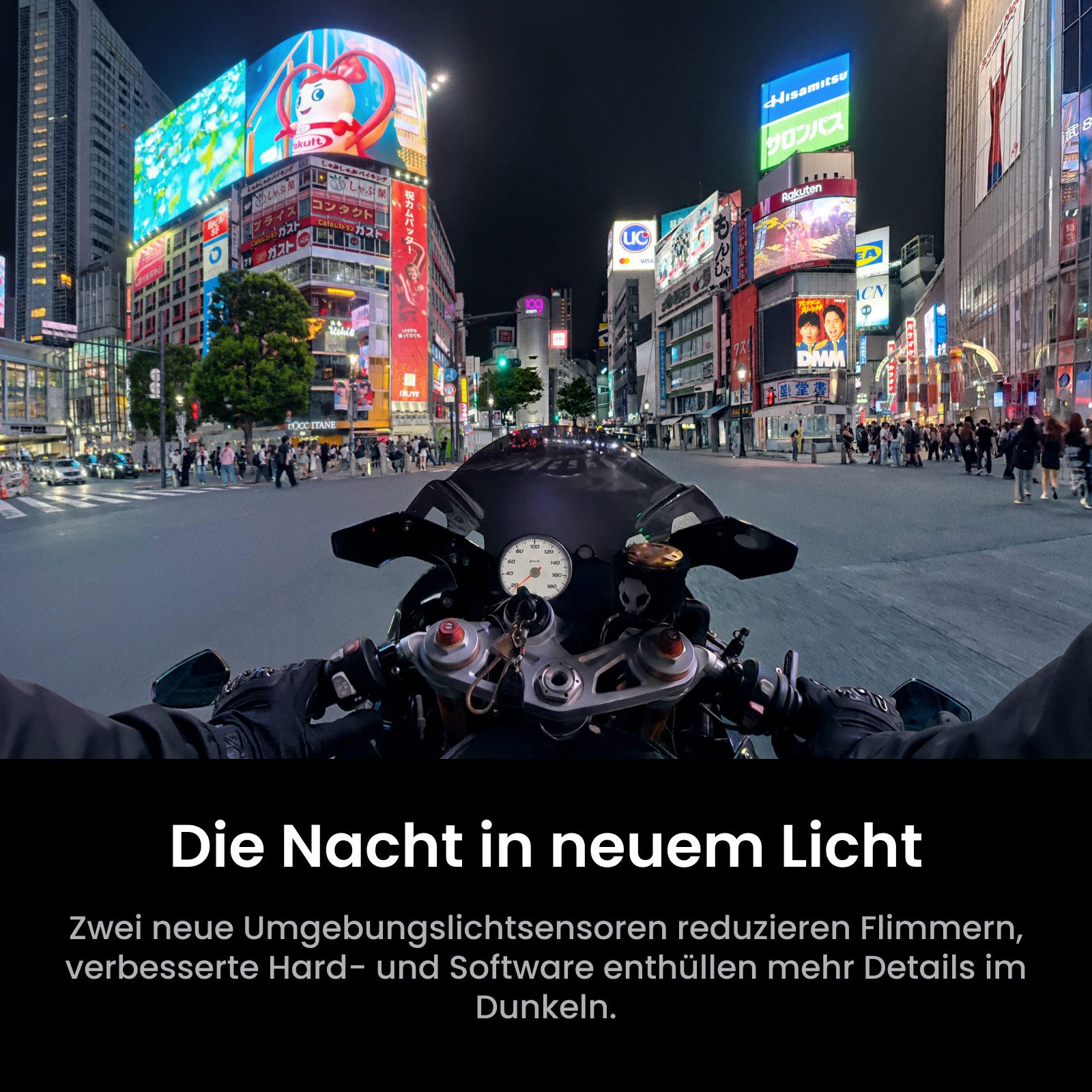 Insta360 Insta360 X6 – 8K 360 Grad Kamera mit 1/1,1"-Sensoren Action Cam (8K, WLAN (Wi-Fi), Bluetooth)