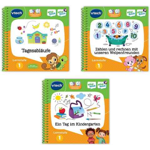 Vtech® Buch MagiBook Lernbücher-Set Lernstufe 1, 3-tlg. Set