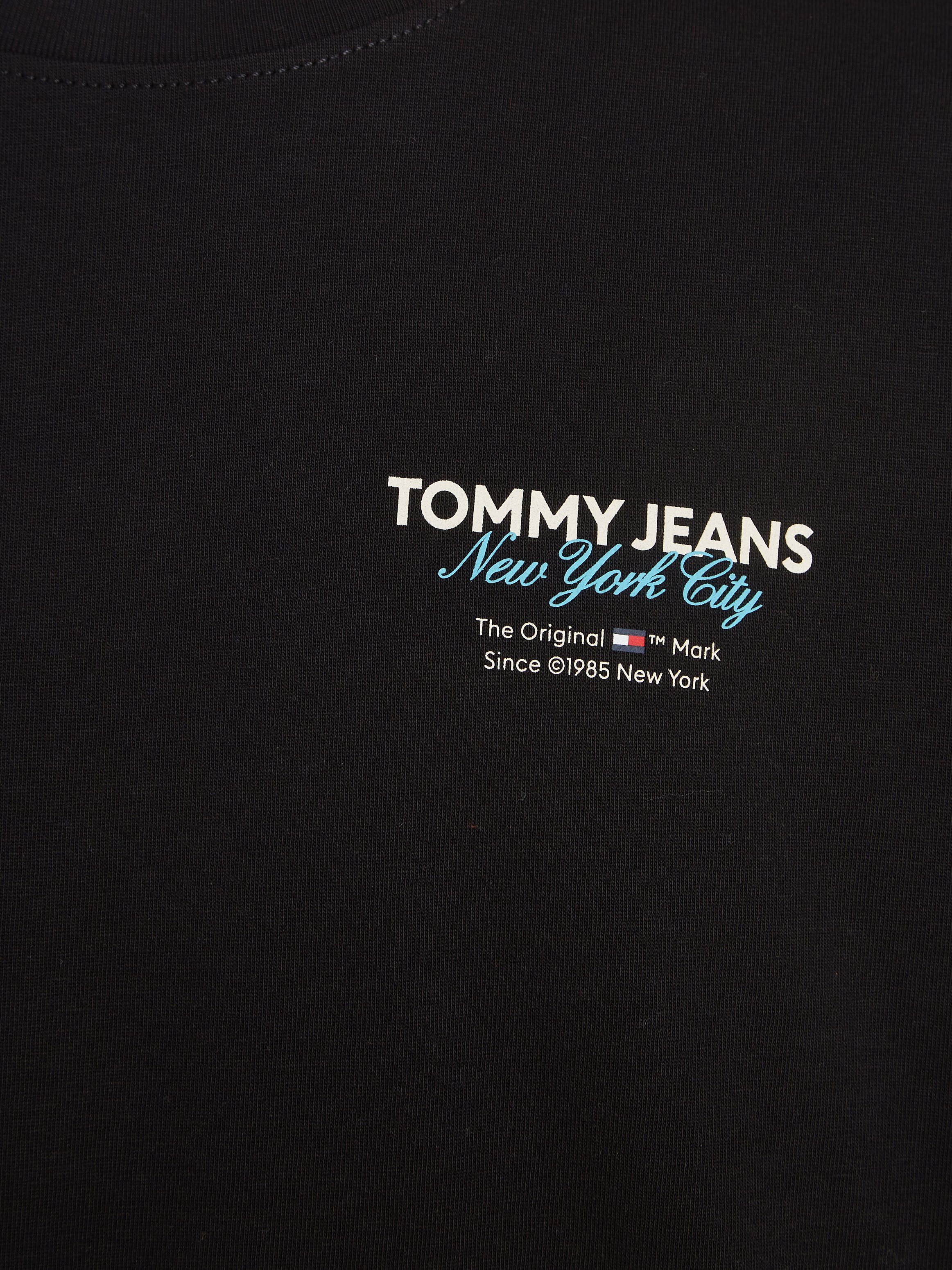 REG Tommy T-Shirt TJM NYC Black COLOR TJ Jeans POP TEE