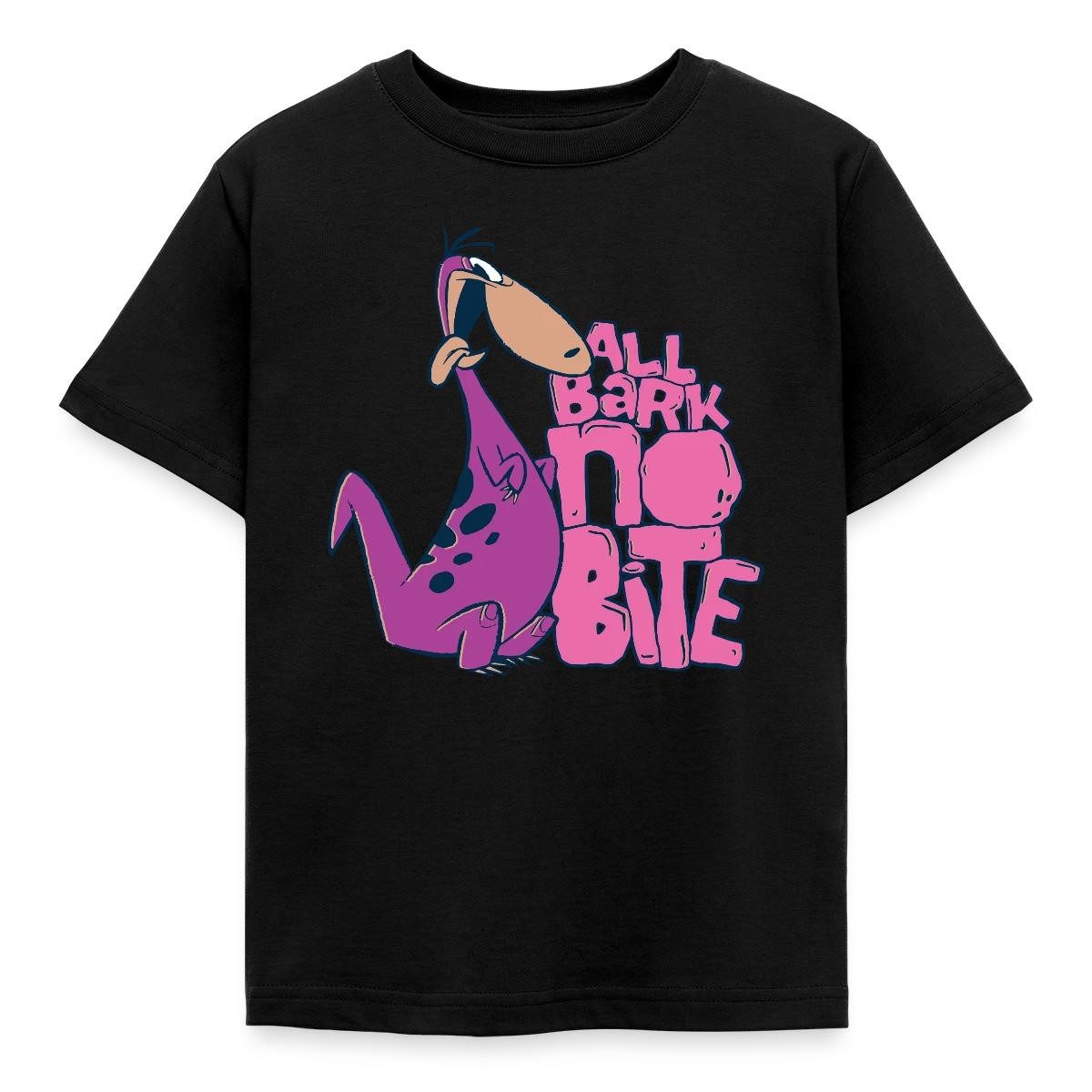 Spreadshirt T-Shirt The Flintstones Dino Spruch All Bark No Bite Kinder T-Shirt (1-tlg)