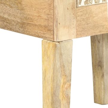 vidaXL Nachttisch Nachttisch Handbemalt 40×30×60 cm Mango Massivholz