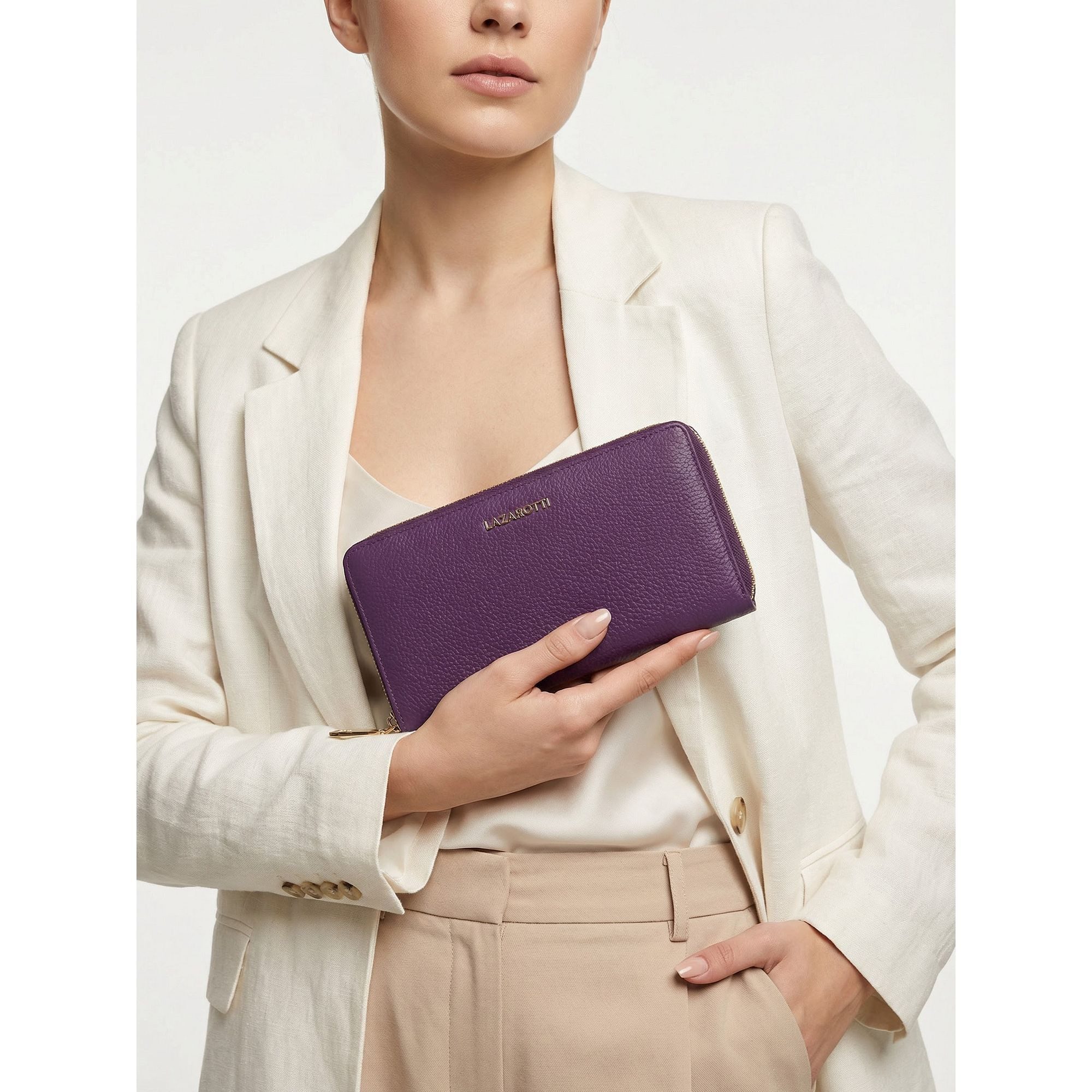 Lazarotti Geldbörse Bologna Leather, Leder