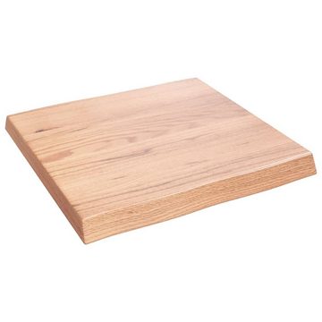 furnicato Tischplatte 60x60x(2-6) cm Massivholz Behandelt Baumkante (1 St)