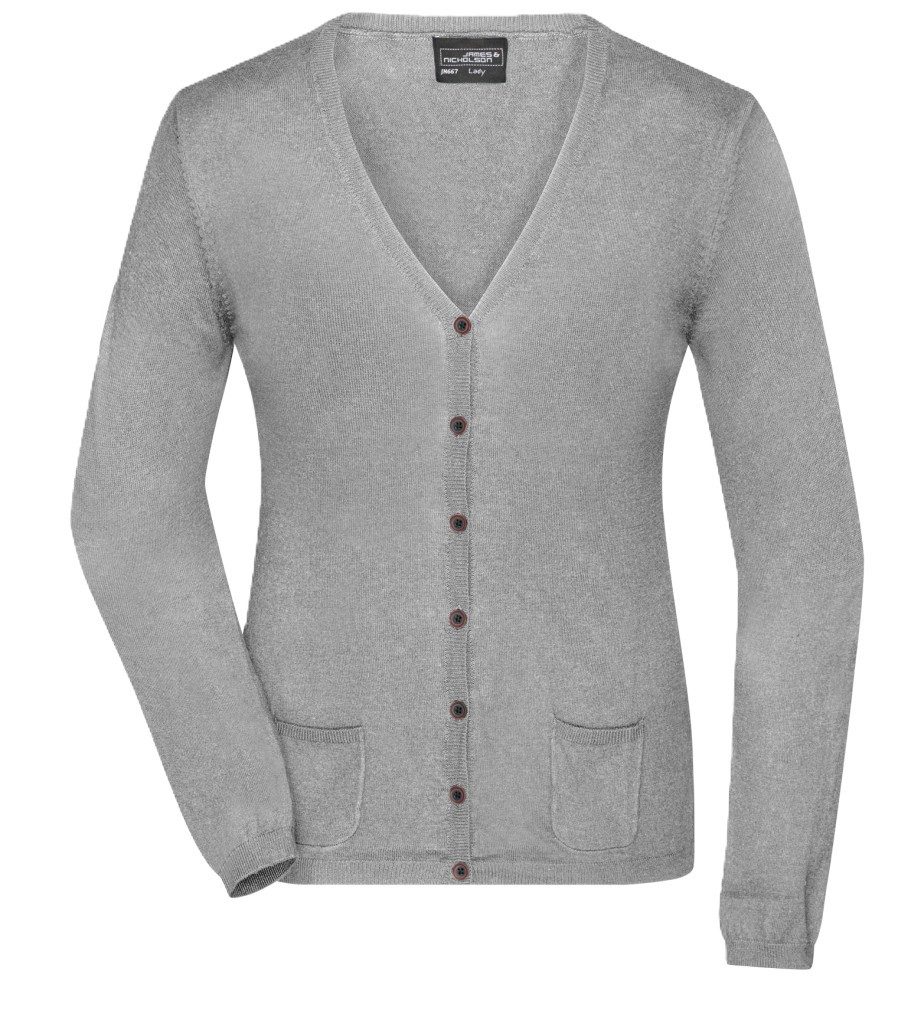 James & Nicholson Cardigan Klassische Damen Strickjacke Ladies' Cardigan JN günstig online kaufen