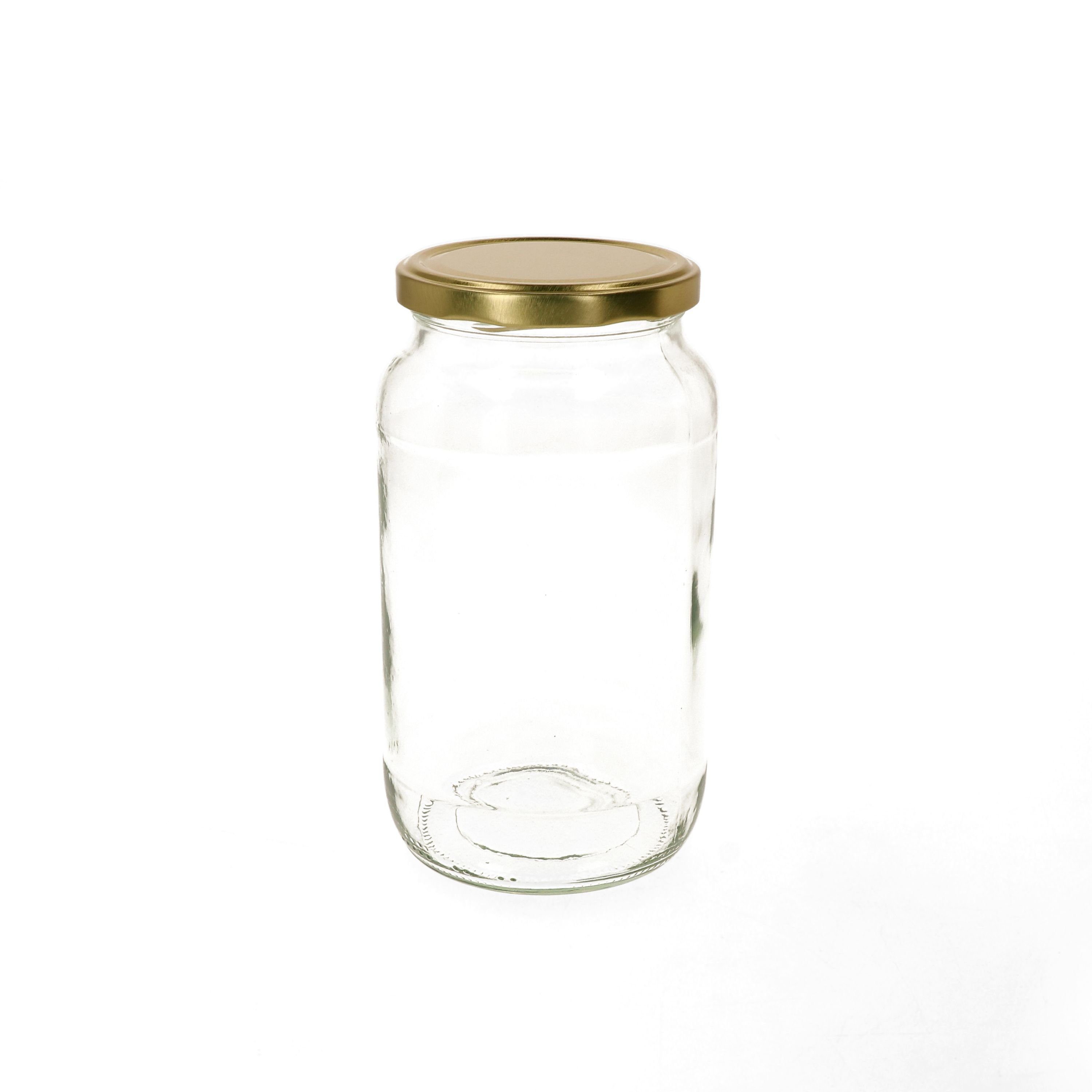 Glas 6er MamboCat 1062 Set To incl. Deckel ml Einmachglas Rundglas 82 Rezeptheft, goldener