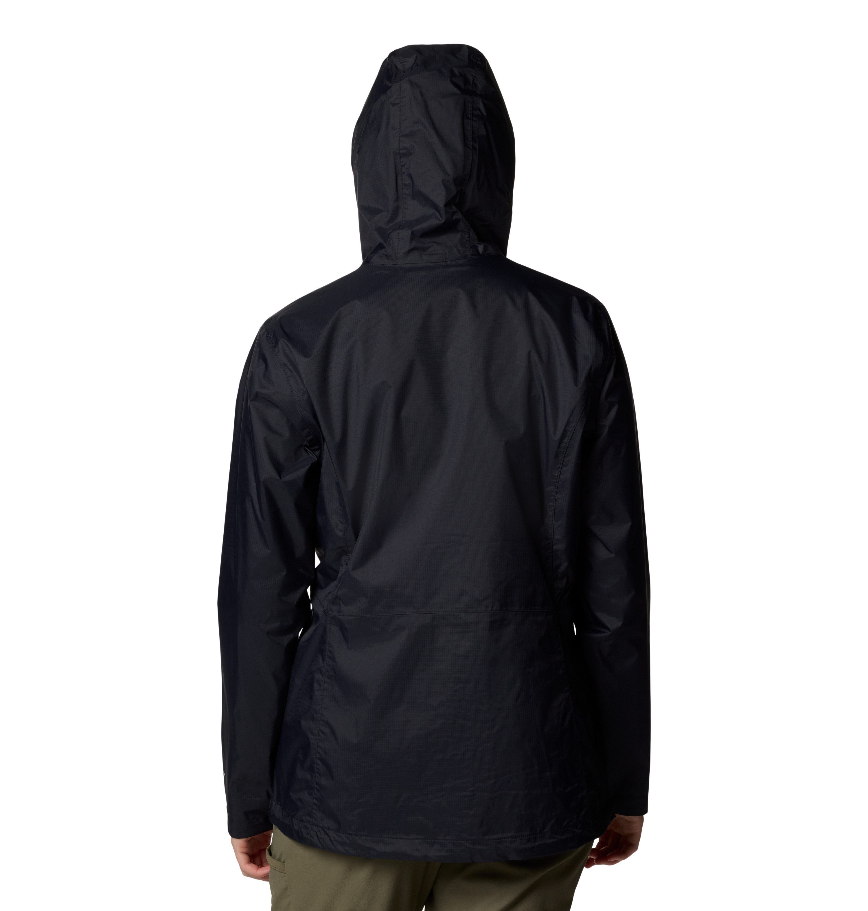 Columbia Regenjacke Pouring Adventure III Jacket mit per Gummizug verstellbarer Kapuze, wasserdicht, winddicht