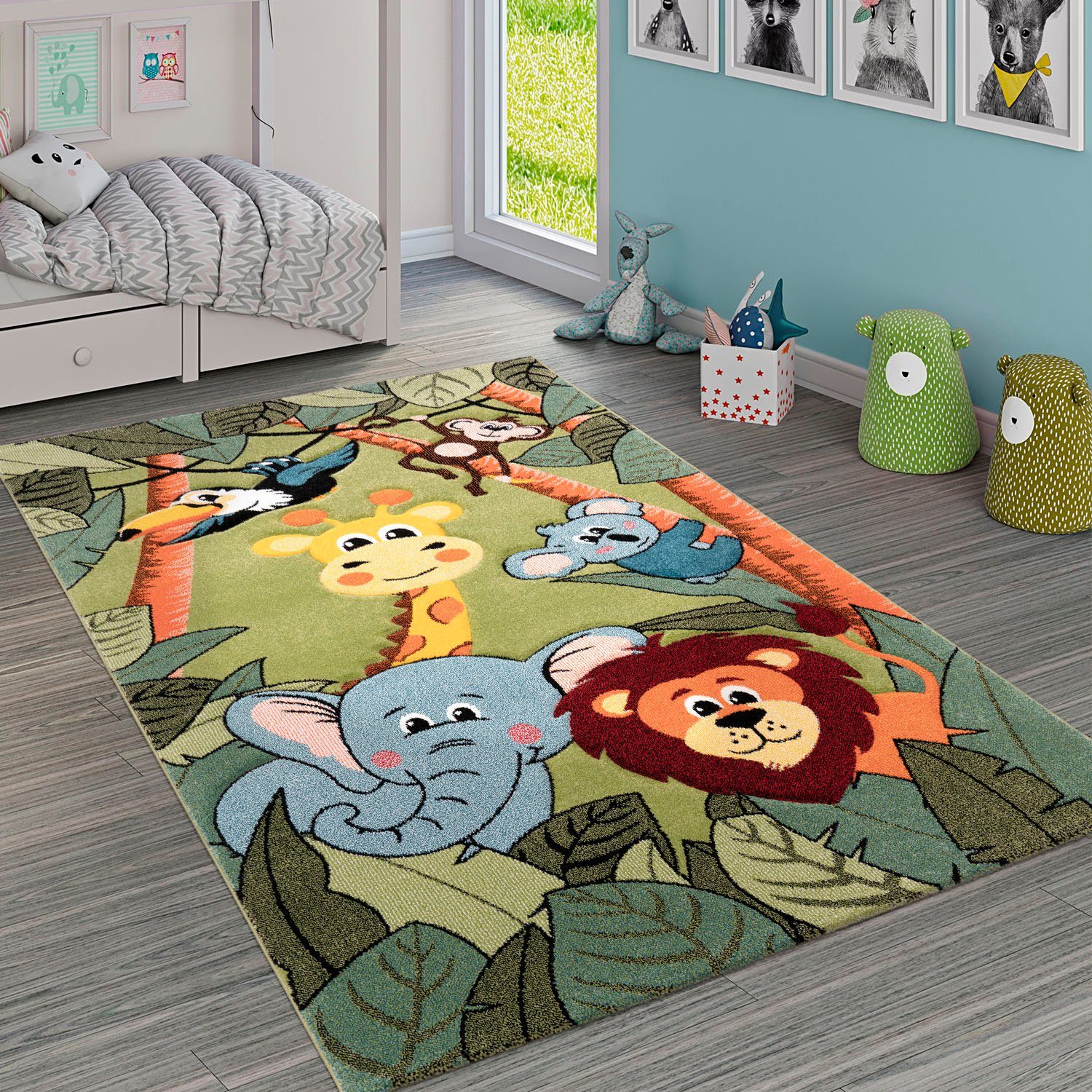 Paco Home Kinderteppich Diamond 638, rechteckig, günstig online kaufen