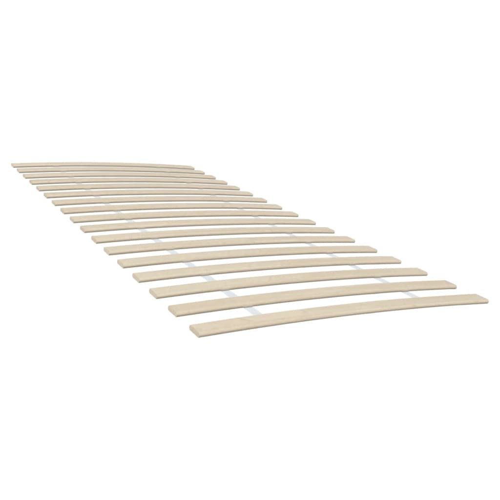 vidaXL Bettgestell, Lattenroste mit 34 Latten 2 Stk. 90x200 cm