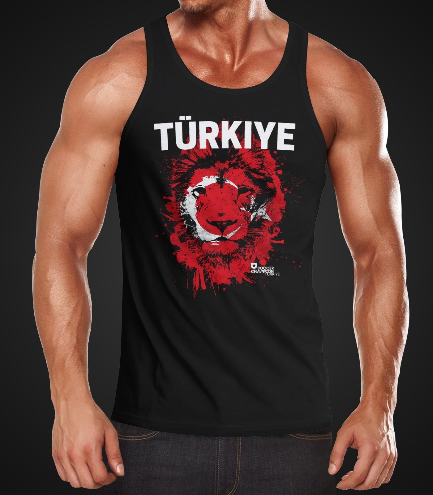 MoonWorks Tanktop Herren Tanktop Fanshirt Türkei günstig online kaufen