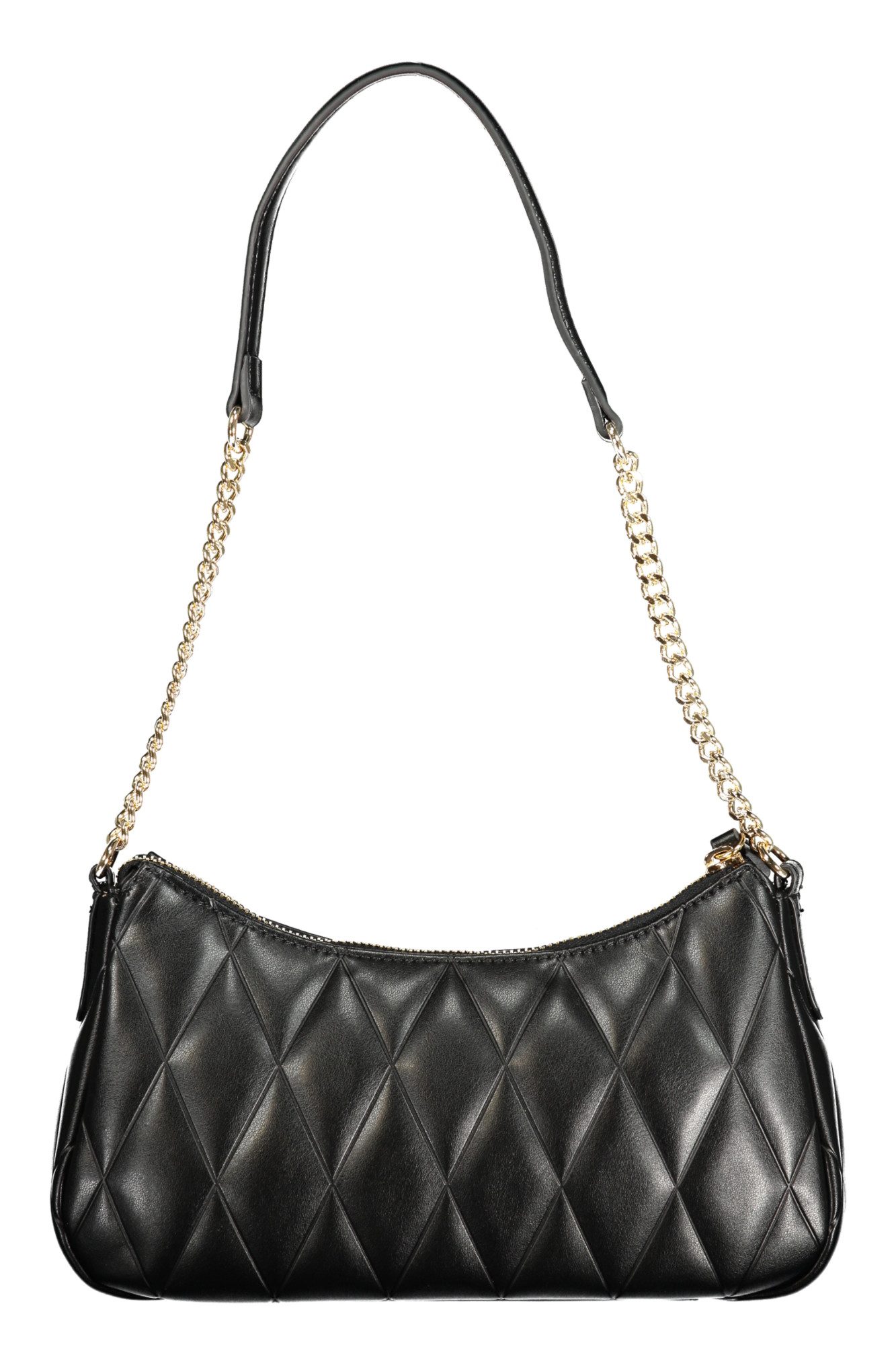 TWINSET Umhängetasche, Elegante Schwarze Damentasche mit Kettengriff und Reißverschluss
