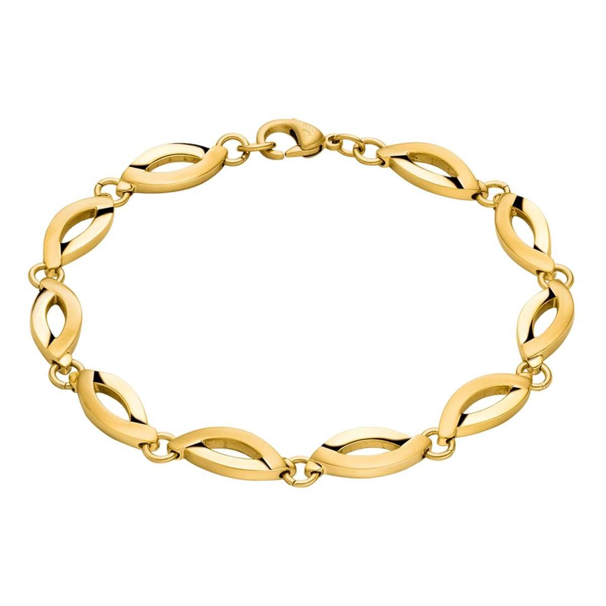 Boccia Armband 03001-04, für Damen Titan Goldfarben