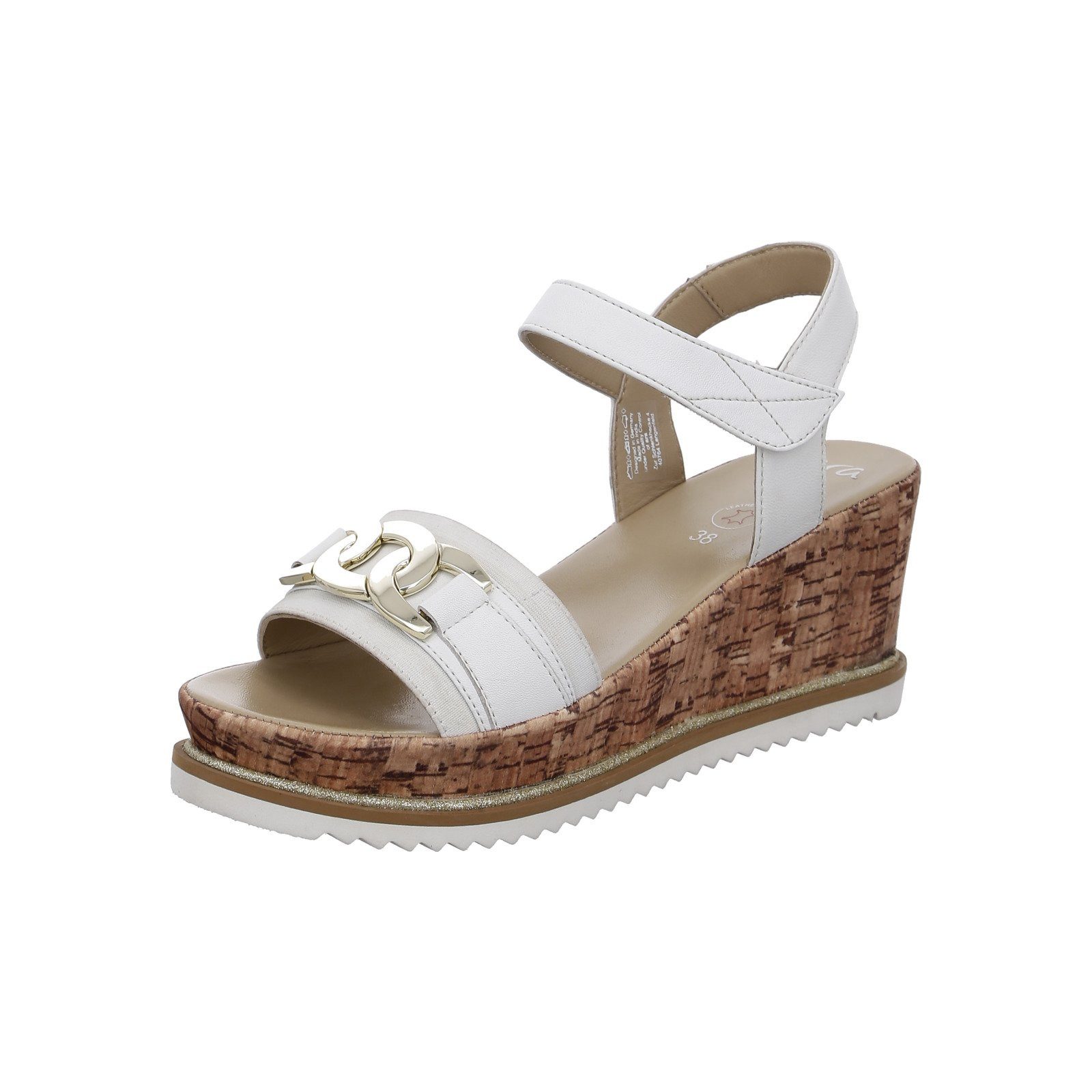 Ara Parma - Damen Schuhe Sandalette Glattleder weiß
