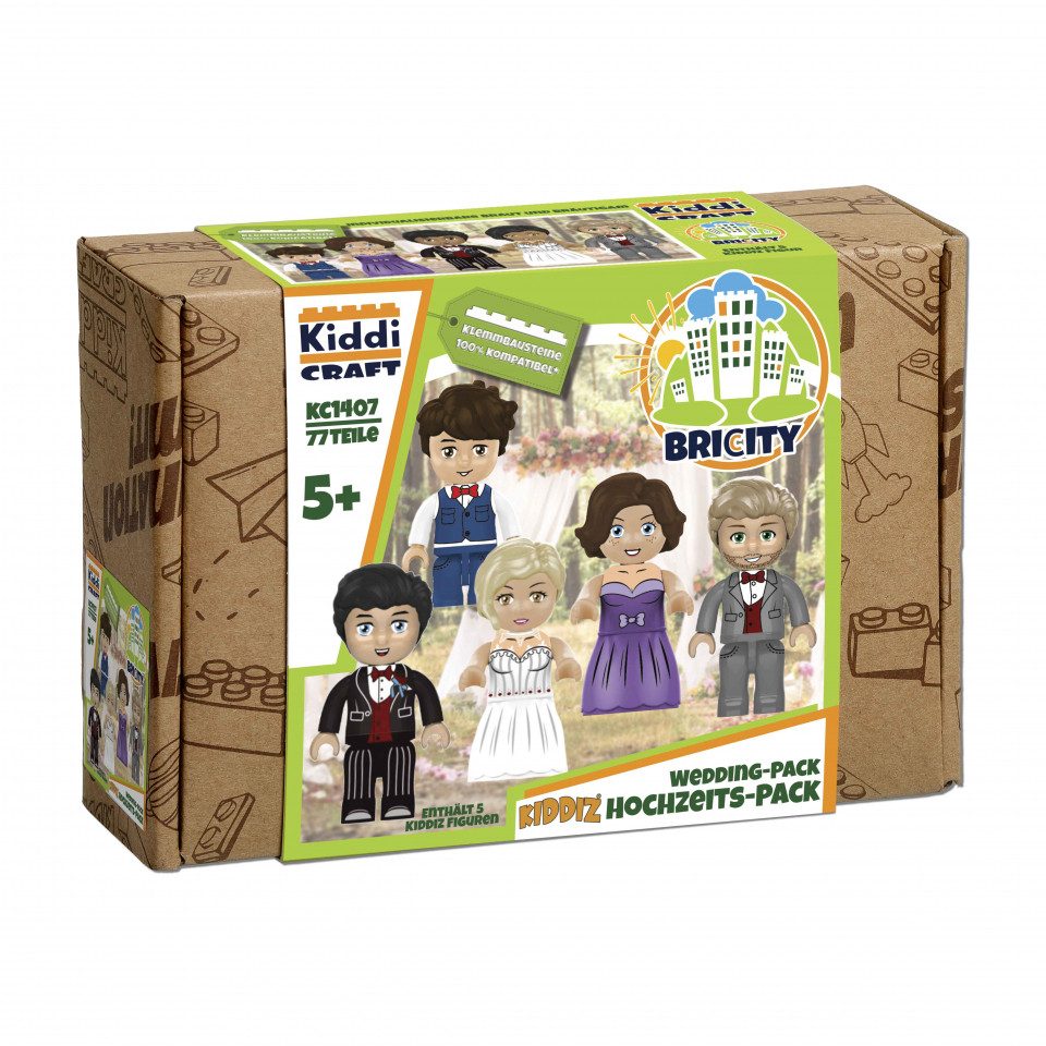 Kiddicraft Spiel, Bricity - Figuren-Pack - Hochzeit - deutsch