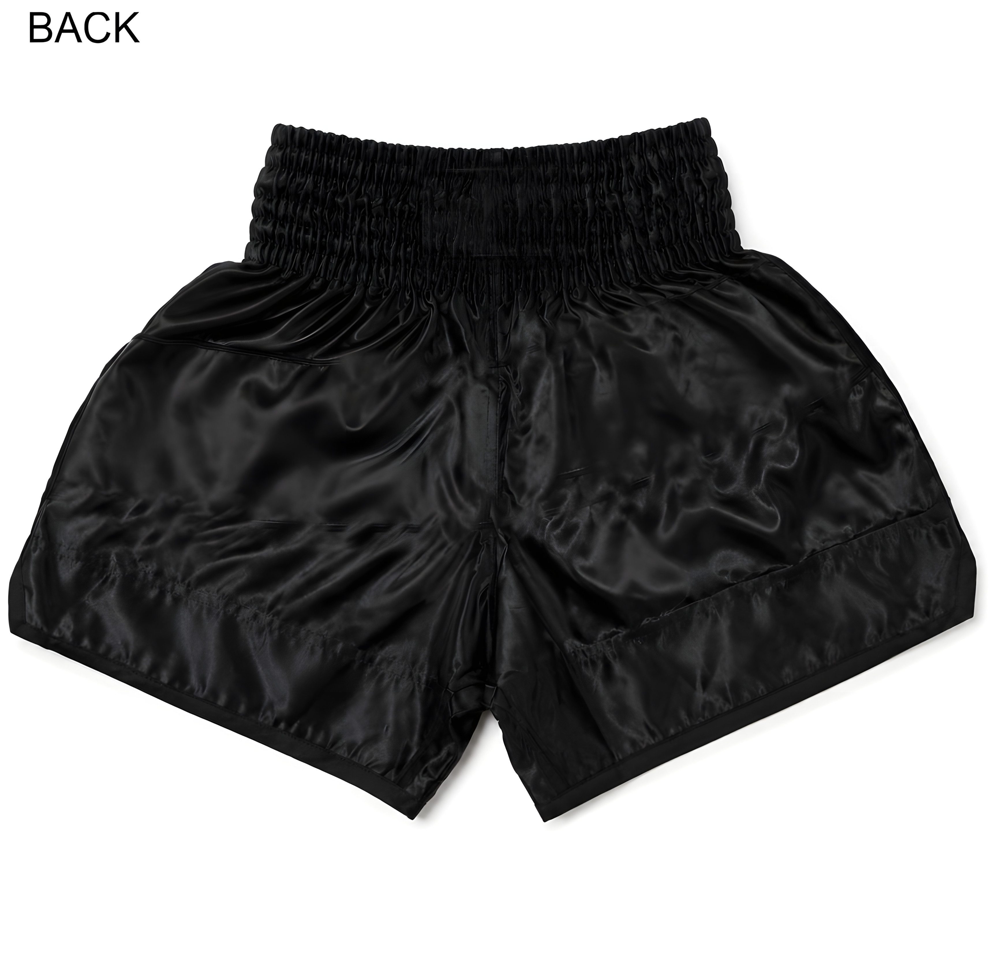 BAY-Sports Sporthose Thaiboxhose Thaiboxen Hose Shorts Muay Thai Kick (1-tlg) Kixkboxen, MMA, für Kinder und Erwachsene, Fashion schwarz grau