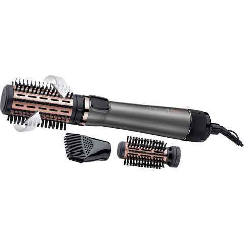 Remington Warmluftbürste AS8810 E51 Keratin Prot. Rot. Air Styler, 1.000 Watt, angereichert mit Keratin & Mandelöl, 3 Aufsätze