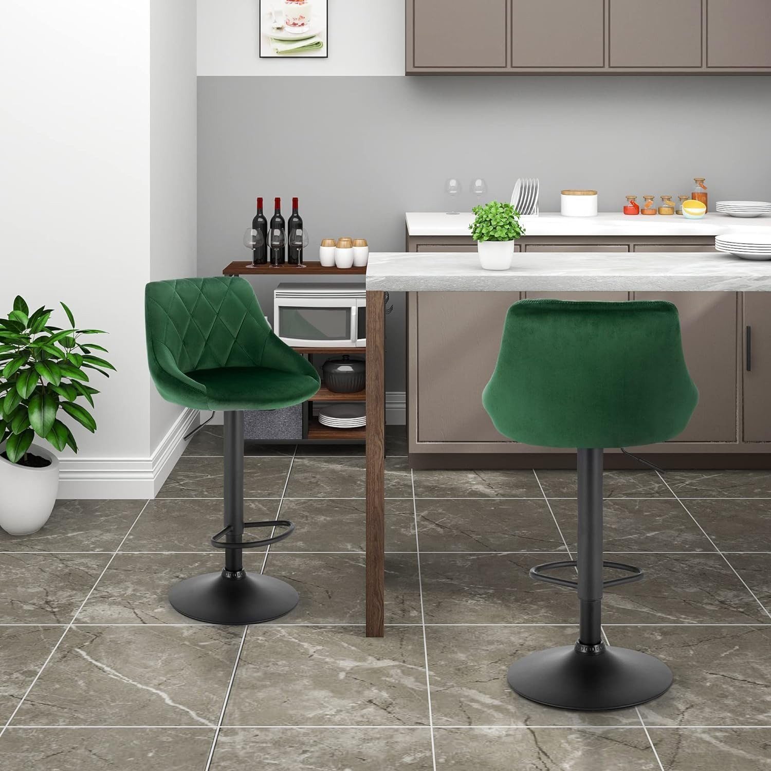Woltu Barhocker (2 St), höhenverstellbar, drehbar, günstig online kaufen