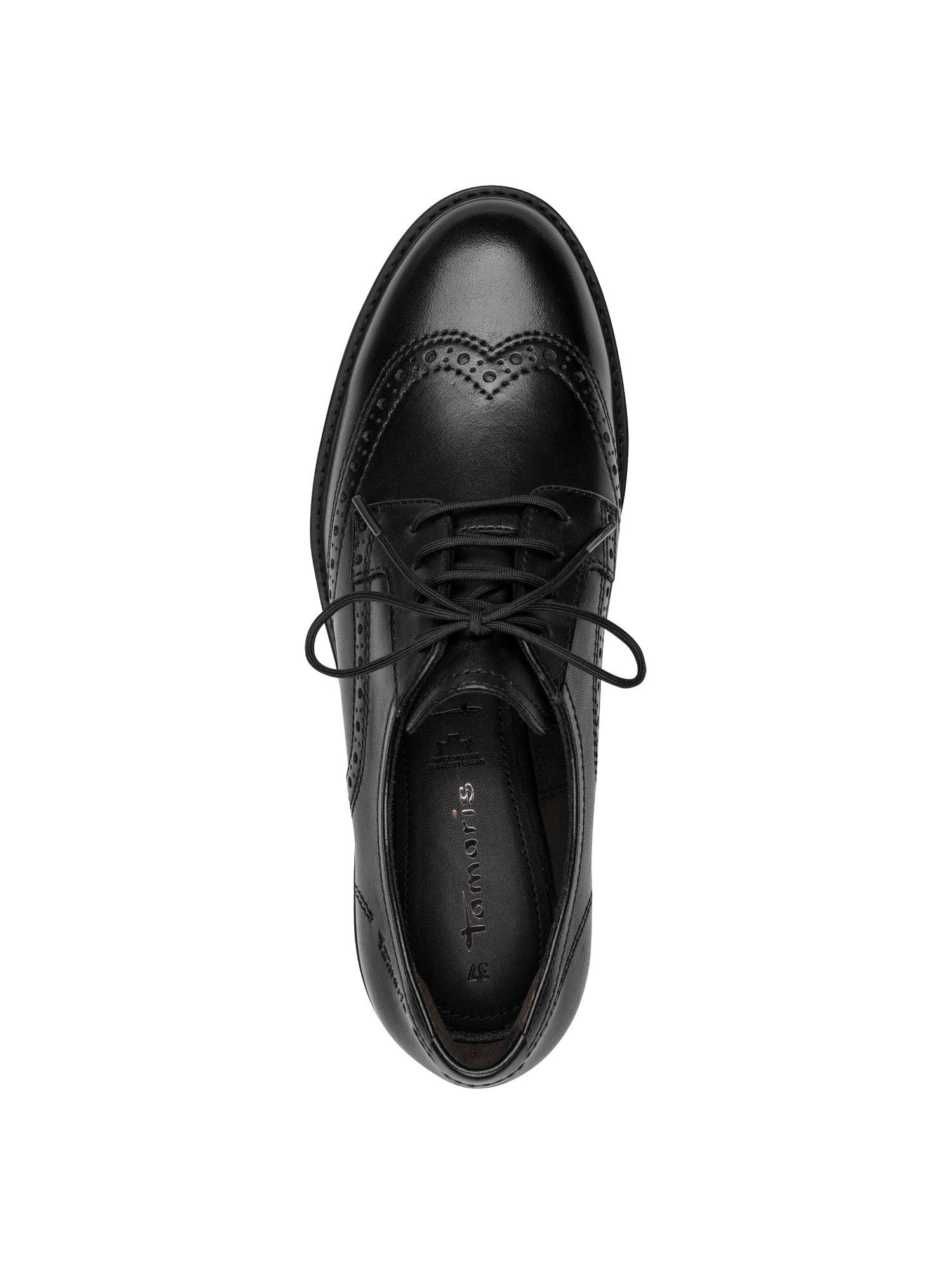 Tamaris TOUCH-IT aus Leder kein Absatz 1-23205-47 Schnürschuh TOUCH-IT