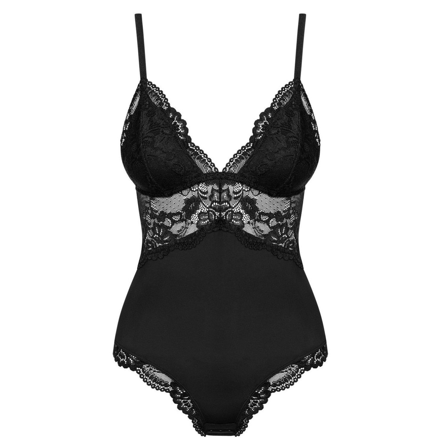 Obsessive Body Spitzen-Body - schwarz (1-tlg) transparent