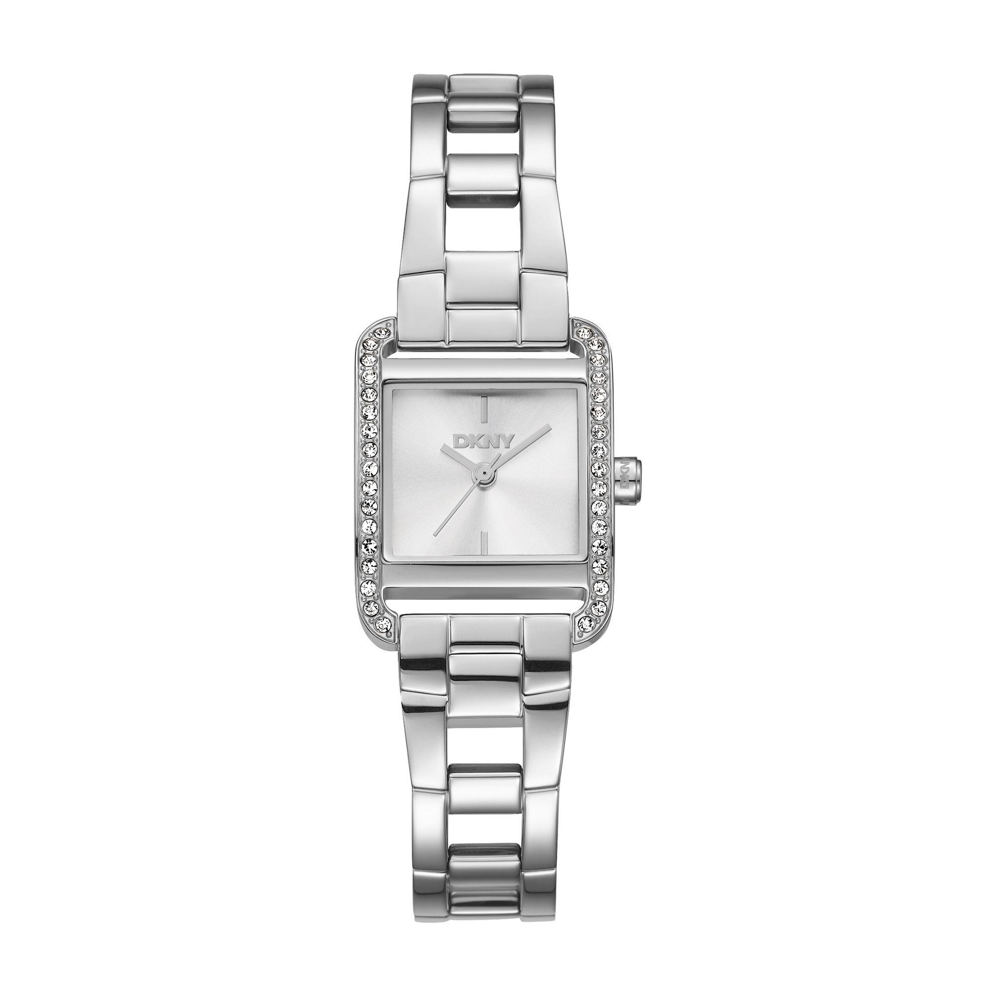DKNY Quarzuhr Mini square Watch Set DK1L143M0015, (Set, 2-tlg., mit Armband), Armbanduhr, Damenuhr, Edelstahlarmband, Ideal auch als Geschenk