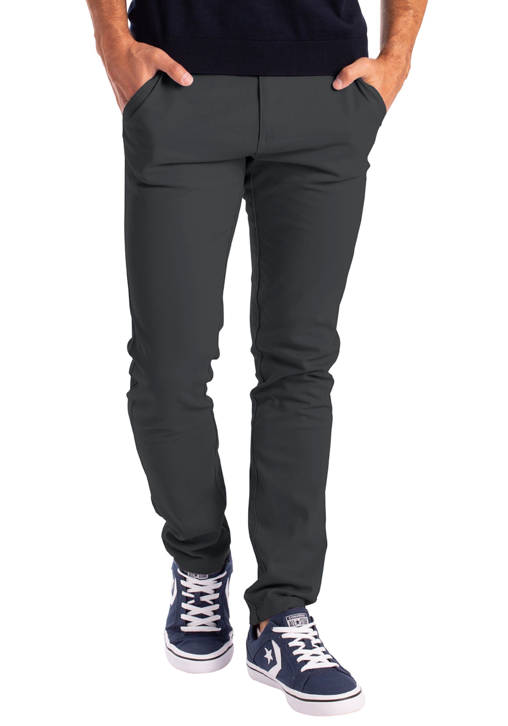 BlauerHafen Chinohose Herren Chino Hose Stretch günstig online kaufen