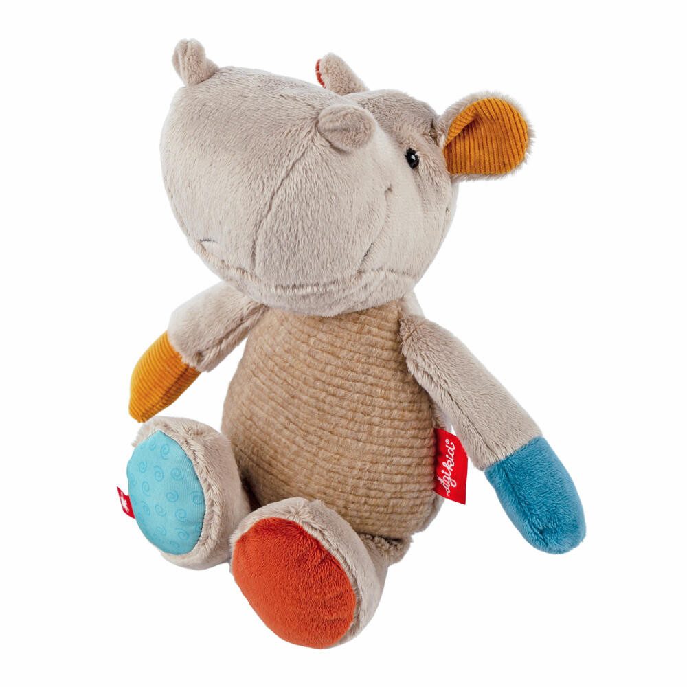 Sigikid Kuscheltier Patchwork Sweety Nilpferd Yellow