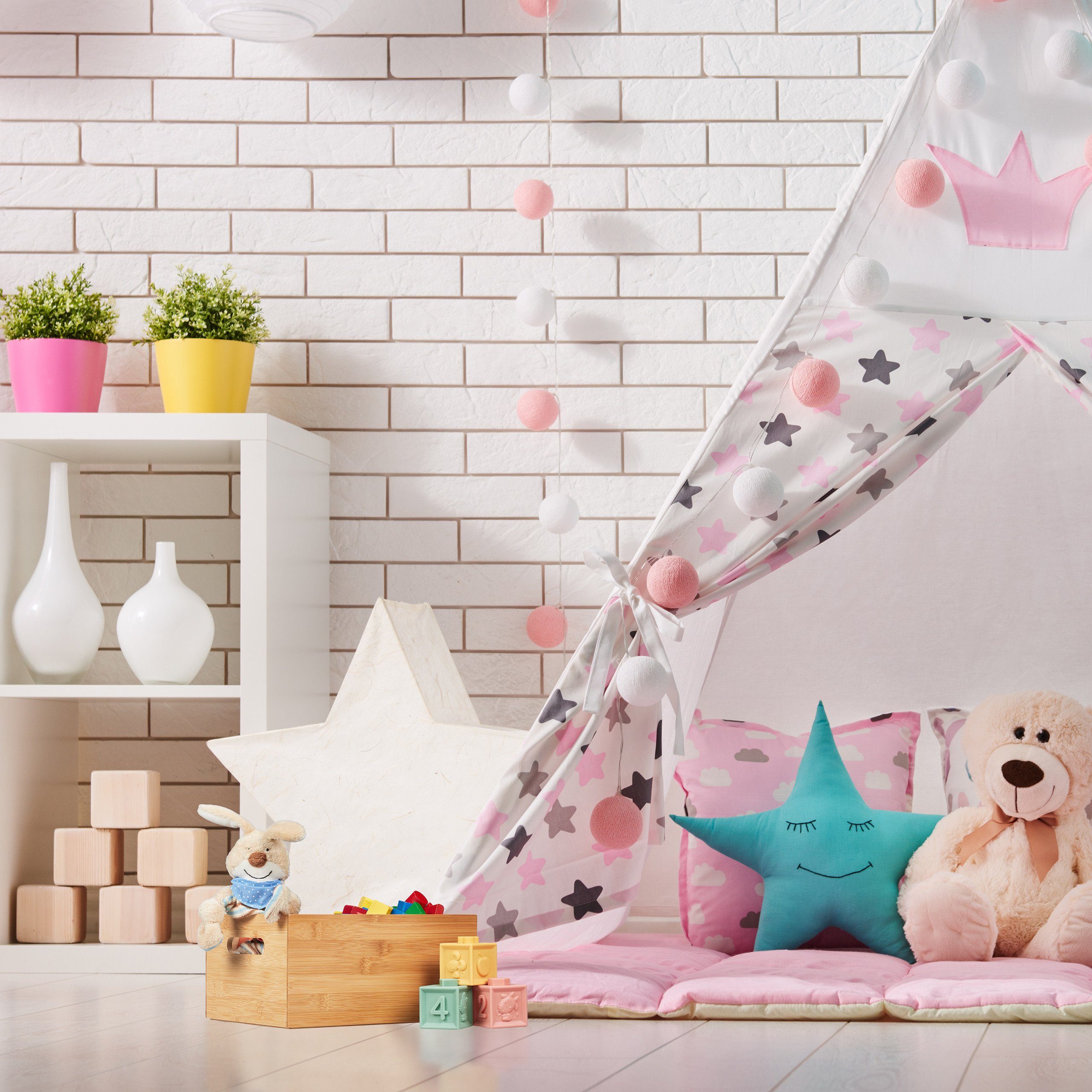 relaxdays Aufbewahrungsbox Aufbewahrungskiste Bambus stapelbar, M günstig online kaufen