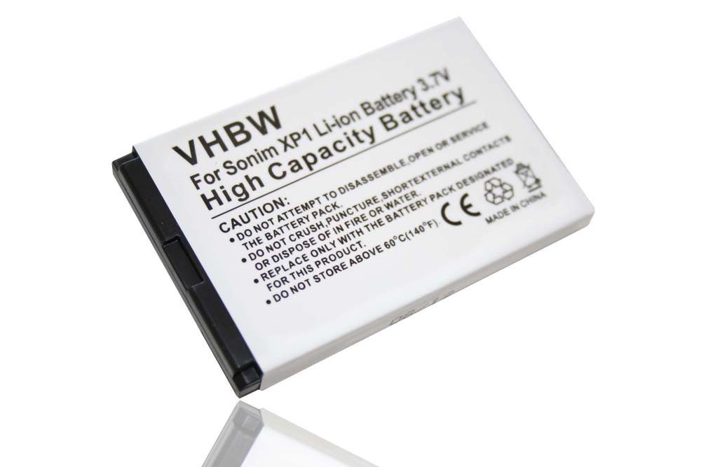 vhbw kompatibel mit JCB Toughphone Smartphone-Akku Li-Ion 1100 mAh (3,7 V)
